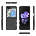 thumbnail image 5 of CoverON Impact Resistant Heavy Duty Cell Phone Case for Samsung Galaxy Z Flip 5, Black, 5 of 9