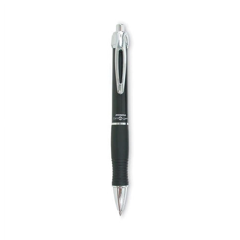 GR8 Gel Pen, Retractable, Medium 0.7 mm, Black Ink, Black/Silver Barrel, 12/Pack | Bundle of 2 Dozen