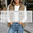 thumbnail image 3 of Mifsaly Puffer Vest Women Warm Sleeveless Quilted Jacket Stand Collar Zip Up Lightweight Fall Winter Travel Daily Layering Casual Outerwear with Pockets Khaki,M, 3 of 6