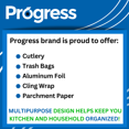 thumbnail image 5 of Progress Double Zipper Disposable Sandwich Storage Bags, 300 Count, 12 Pack, 5 of 5