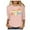 Rose, variante sur GDREDA T-Shirt Décontracté et Élégant pour Femmes à Col Rond avec Manches à Pois et Design Imprimé Festif de Pâques Rose,P