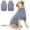 Gray, variant on PayUSD Small Dog Pullover Sweater, Cold Weather Cable Knitwear, Classic Turtleneck Thick Warm Clothes for Chihuahua, Bulldog, Dachshund, Pug, Yorkie
