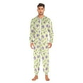 thumbnail image 6 of joogoo Flowers Purple Unisex Adults Onesies Pajamas Jumpsuits L, 6 of 7