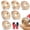 6PCS Mix, variant on Tungsten Carbide Cutting Wheel, Angle Grinder Polishing Pad, Heavy-Duty Wood Carving Sanding Disc Set for 4" & 4-1/2" Grinders, Woodworking Attachment for Fast Stock Remova, Shaping (Circular Arc)