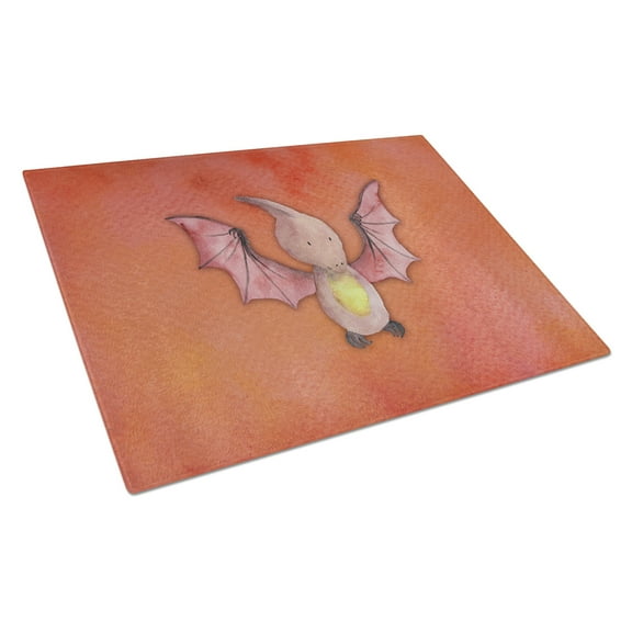 Caroline's Treasures Pterodactyl Watercolor Glass Cutting Board Large