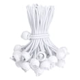 thumbnail image 1 of Cuerdas elásticas de bola de 6 pulgadas, 60 piezas de cuerdas elásticas con bolas para sujeción de lonas para carpas, 1 of 7