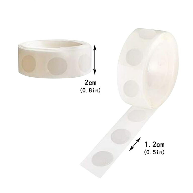  1000pcs Glue Point Clear Balloon Glue Removable Adhesive Dots  Double Sided Dots of Glue Tape for Balloons Craft Glue Points Dots Sticky  Dots or Wedding Decoration