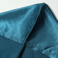 thumbnail image 6 of FAHXNVB Men's Summer Satin Robe 3/4 Sleeve Short Silky Kimono Bathrobe with Hood Solid Color Lightweight Soft Loungewear Nightwear,XL,Navy, 6 of 7