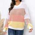 thumbnail image 4 of Lovskoo Sweaters for Women Trendy Comfortable Casual Pullover Long Sleeve Blouse Sweater White, 4 of 8