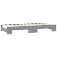 thumbnail image 4 of Bowery Hill Contemporary Daybed With Trundle in Light Grey Finish, 4 of 7