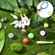 thumbnail image 3 of Juego de 24 piezas de deportes en miniatura para casa de muñecas, minibéisbol, tenis, fútbol, baloncesto, rugby, bolos, 3 of 6