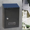 thumbnail image 3 of Stainless Mailbox 22x6.5x30cm - Black, 3 of 8