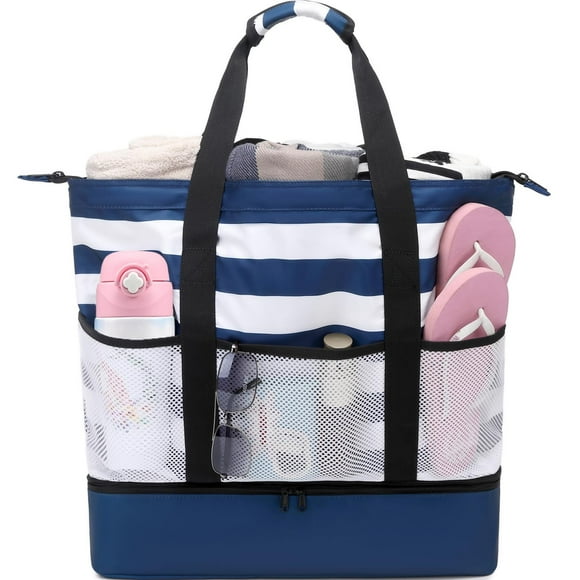 Bolsa de Playa DSIUE Impermeable con Refrigerador y Gran Capacidad para Mujeres