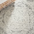 thumbnail image 6 of SAFAVIEH Abstract Carter Oriental Wool Area Rug, Ivory/Charcoal, 5' x 8', 6 of 11