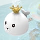 thumbnail image 1 of Juguetes de baño luminosos para bebés, juguete de agua para niños con 4 aspersores (blanco), 1 of 8