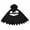 v#2Black2, variant on Rggeeun Kids Cape Cute Halloween Themed Pattern Hooded A Line Pointed Hem Loose Fit for Halloween Everyday Wear Simple Capes,Orange,3-4 Years