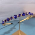 thumbnail image 3 of Simple Rhinestone Setting Headband Tiara Sparkling Rhinestone Alloy Headbands For Banquet Wedding Dresses Skirts(gold), 3 of 3