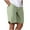 Green, variant on ITSAME Shorts for Mens, Elastic Waist Drawstring Casual Classic Fit Summer Beach Shorts With Pockets Army Green M