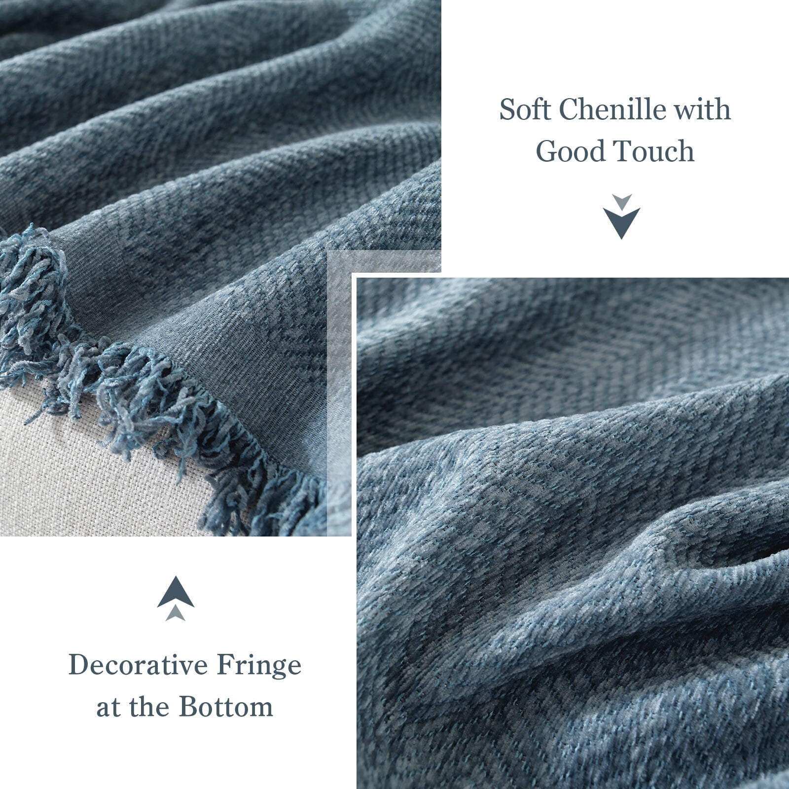 Chenille Couch Cover Pet Friendly Sofa Cover Washable Reversible Sofa Slipcover for Sectional Sofa, Loveseat, 2 or 3 Cushion Couch, Corner Sofa, Futon Cover
