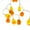 Orange-1A-home supplies, variant on LEFTHIGH Home Easter Chick LED String Lights Battery Operated 300cm Orange Plastic Chicken Outdoor Indoor Party Decoration 2 AA Home