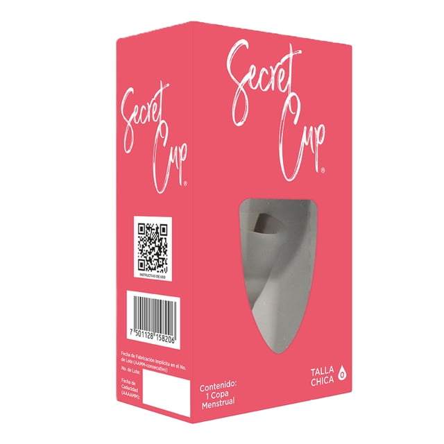 Copa Menstrual Femenina Secret Cup + Bolsa Transportadora Talla Chica