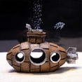 thumbnail image 2 of Fish Tank Submarine Decor: Vintage Aquarium Ornament, Breeding Habitat, Safe PVC Decoration for Aquatic Pets, 2 of 5