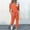 Orange cheap stuff under 1 dollar, variant on Dyegold 2 Piece Outfits For Women Summer Short Sleeve Crewneck Shirts Tops And Drawstring Long Pants Tracksuit Jogger Set