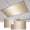 Khaki, variant on Burnt Orange Ombre Magnetic Fluorescent Light Covers for Ceiling Lights 2 x 4 Feet, Modern Gradient Abstract Art Office Classroom Kitchen Drop Ceiling Light Covers Lighting Filters Shade Panel 1 Pack