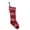 Red, variant on Red White Knitted Christmas Stockings 19 Inch - Decorative Holiday Socks for Mantel, Wall, Staircase, or Tree - Durable Festive Stockings for Candy, Gifts & Decor