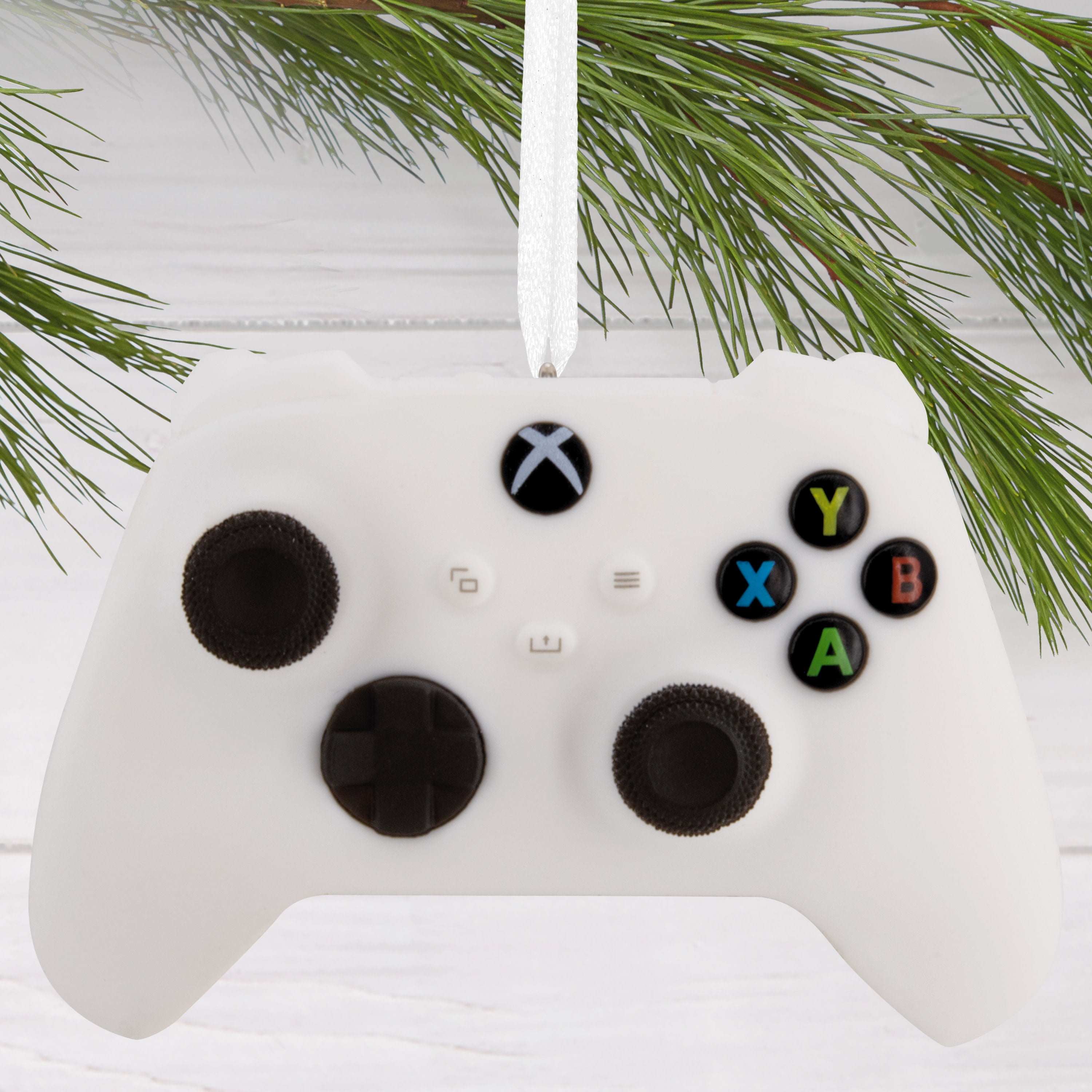 Hallmark Christmas Ornament (XBOX White Video Game Controller), 1 Count