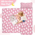 thumbnail image 4 of Tiny Ghost Halloween Pattern Toddler Nap Mats for Kids Preschool,50"x20" Sleeping Mat Bag or Kids,Toddler Sleeping Bag,Toddler Nap Mat or Daycare, 4 of 6