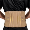 thumbnail image 1 of Lumbar Belt (Mild Support), Back Support for the Lumbar Spine, Pain Solution for Back and Abdomen - L (Beige), 1 of 3