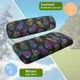 thumbnail image 5 of Yuyamidu Colorful Pineapple Golf Cart Seat Cover for Most 2 Passenger Club Car Fashion Golf Cart Seat Protector Back Rest Cover Protector for Club Carts, 5 of 7