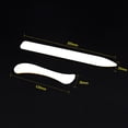 thumbnail image 5 of 2 uds herramienta de biselado de borde de cuero hueso DIY cuchillo de cuero blanco para corte de trabajo, 5 of 5