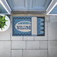 thumbnail image 3 of Welcome Coastal Tuna Outdoor Door Mat, design by Lil' Rue, 18"x30", 3 of 9