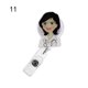 thumbnail image 1 of CARBONLIKE Fashion Mini Badge Holder Suministros de oficina Tarjeta de nombre de identificación Clip retráctil de dibujos animados LingWen 1327534284362, 1 of 1