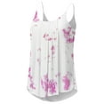 thumbnail image 2 of Doublju Women's Pleated Chiffon Layered Cami Tank Top (Plus Size Available), 2 of 3