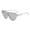 colour 5, variant on Half Frame Oversized Sunglasses Women For Men Vintage Fashion Sun Glasses Trendy Punk One Piece Shades