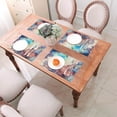 thumbnail image 6 of XMXY Woven Placemats Set of 6 PCS, Art Abstract Table Mats Washable Heat Resistant Placemats, 6 of 6
