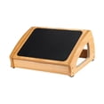 thumbnail image 1 of Reposapiés de madera para debajo del escritorio, cómodo reposapiés, reposapiés para dormitorio, juegos, sala de estar, viajes y hogar., 1 of 8