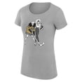thumbnail image 2 of Women's G-III 4Her by Carl Banks Heather Gray Vegas Golden Knights Super-Slim Fit Lightweight Hockey Girls T-Shirt, 2 of 3