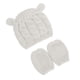 thumbnail image 1 of Baby Gloves and Hat Set 1Set Warm Knitted Hat for Kids, 1 of 5