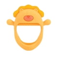 thumbnail image 1 of Manopla de dentición Nuby Silicone Lion para más de 3 meses con anillo para morder, 1 of 7