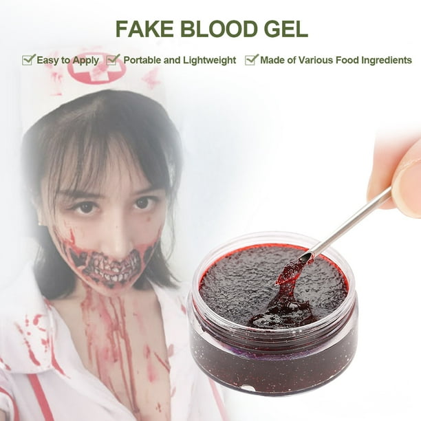 Gel De Sranger Falso Profesional De Halloween, Efecto De Lesión Súper Realista No Tóxico Con Envases Portátiles, Por Efectos De Heridos, Costerplay, Cine Y Televisión, Hecho