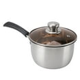 thumbnail image 1 of Olla Pequeña, Cacerola Pequeña de Acero inoxidable Para Leche, Calentador de Leche, Cacerola para Salsa, Olla para Cocino, Olla para Sopa Con Un para Restaurante, 1 of 7