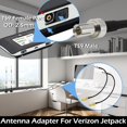 thumbnail image 4 of 9 to female adapter cable 6 inches, suitable for mobile hotspot routers 1567, 771, 2, 8800, 7730, modems 11202120-2 pack, 4 of 4