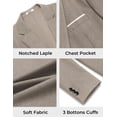 thumbnail image 5 of COOFANDY Mens Casual Sport Coat Blazer One Button Lightweight Suit Jackets, 5 of 6