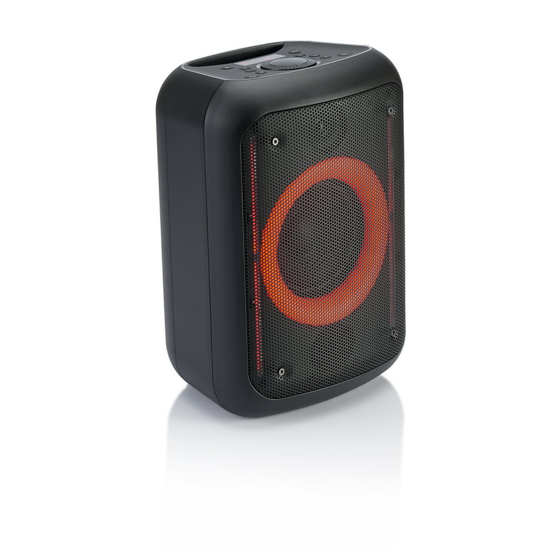 onn. Wireless Bluetooth Speaker with LED Lighting, Greystone