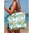 thumbnail image 4 of ALING Large Beach Bag Tote Bag Women Waterproof Beach Tote Bag Shoulder Handbag with Key buckle & Bottle opener, Inside a small zippered pocket, for Gym Beach Travel Daily Bags, 4 of 8