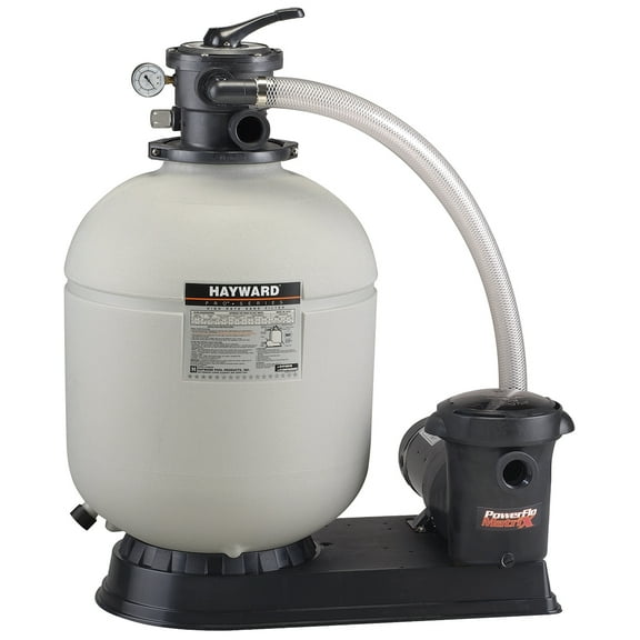 Hayward W3S210T93S Pro Series Top-Mount 21" Sand Filter with 1-1/2HP Above Ground Pool Pump